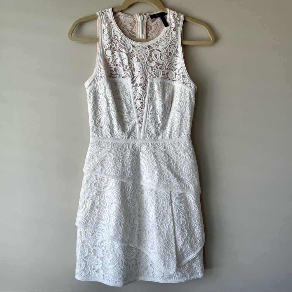 BCBGMAXAZRIA Daegan Lace Mini Dress